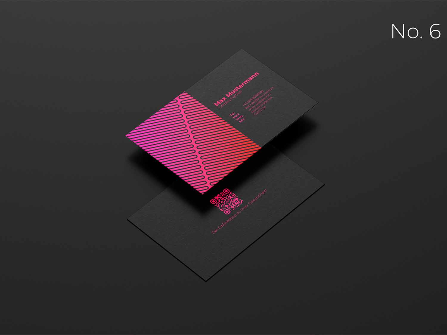 Mockup einer Visitenkarte